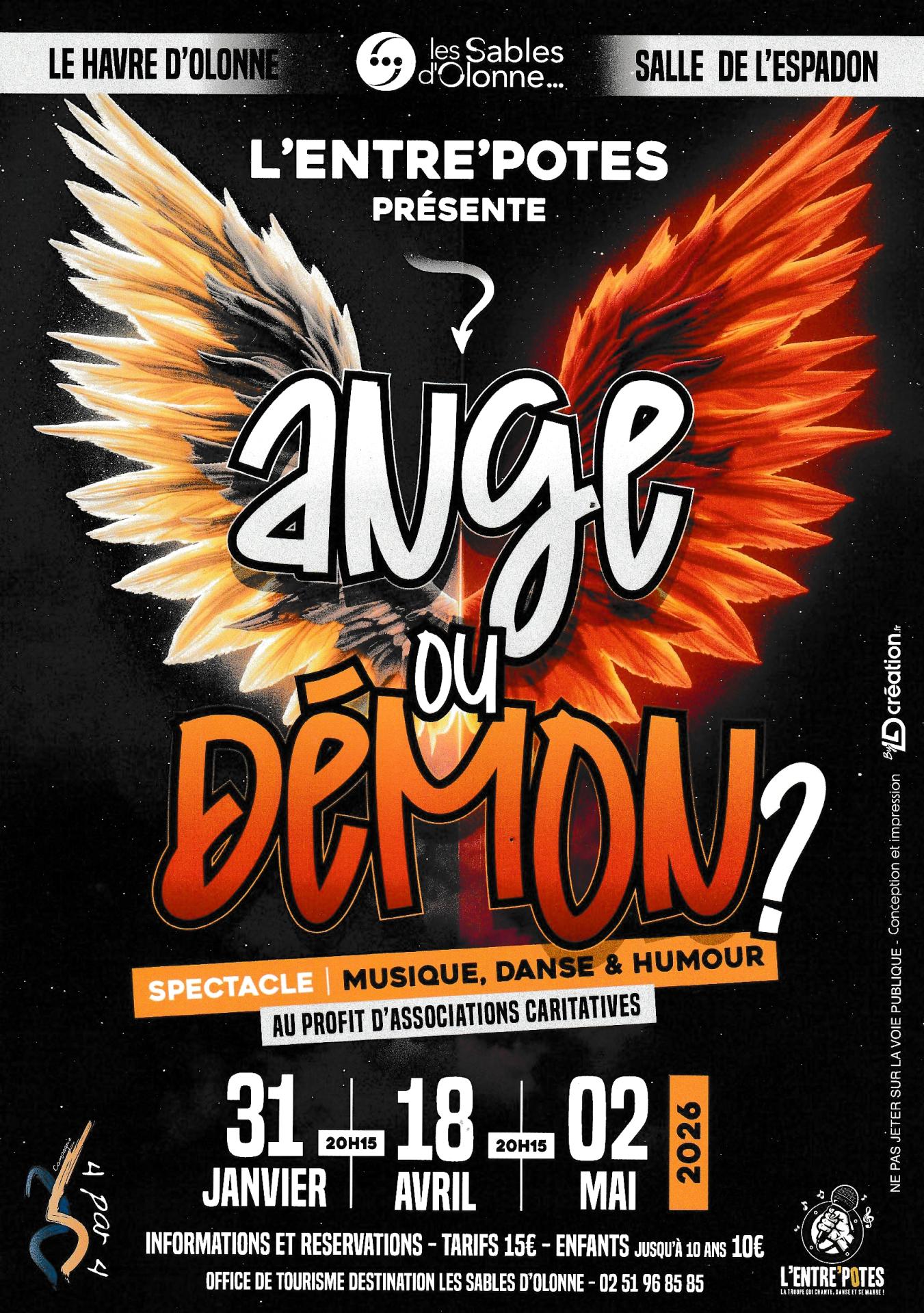 Spectacle ange ou demon